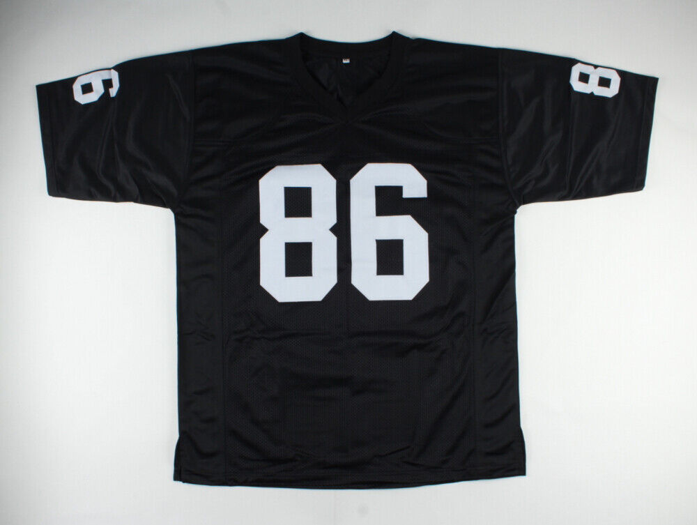 Mervyn Fernandez Signed Raiders Jersey Inscribed "Just Win Baby" (Beckett COA)