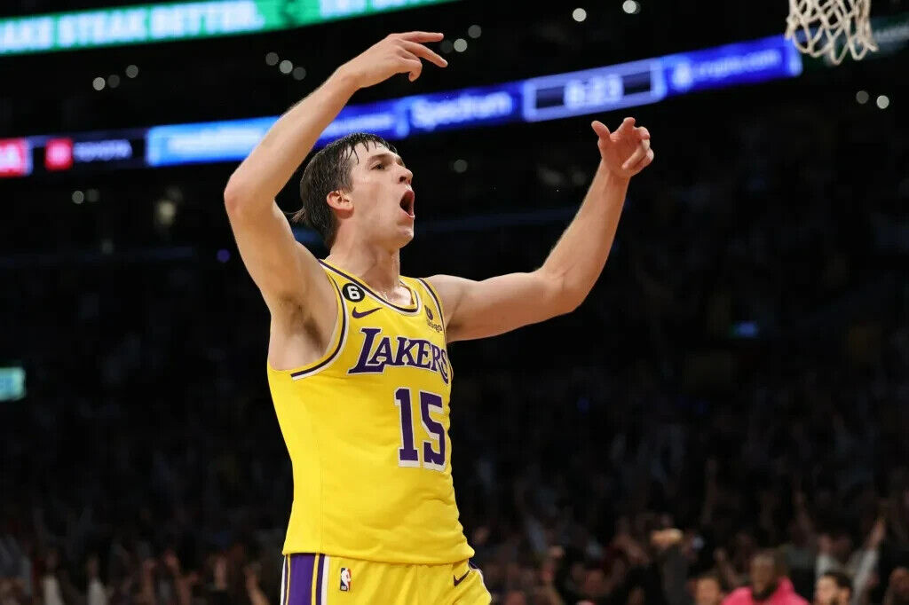 Austin Reaves Signed Los Angeles Lakers Jersey (Beckett) Ex-Oklahoma Guard