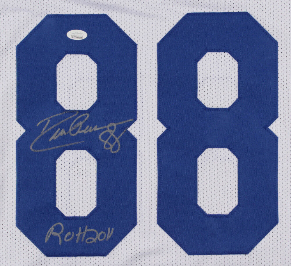 Drew Pearson Signed Dallas Cowboys Highlight Stat Jersey Inscribed ROH 2011 JSA