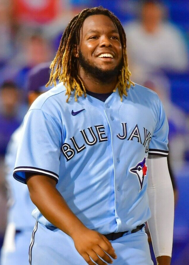 Vladimir Guerrero Jr Signed Rawlings Pro Baseball Bat (JSA COA) Blue Jay 1B / DH