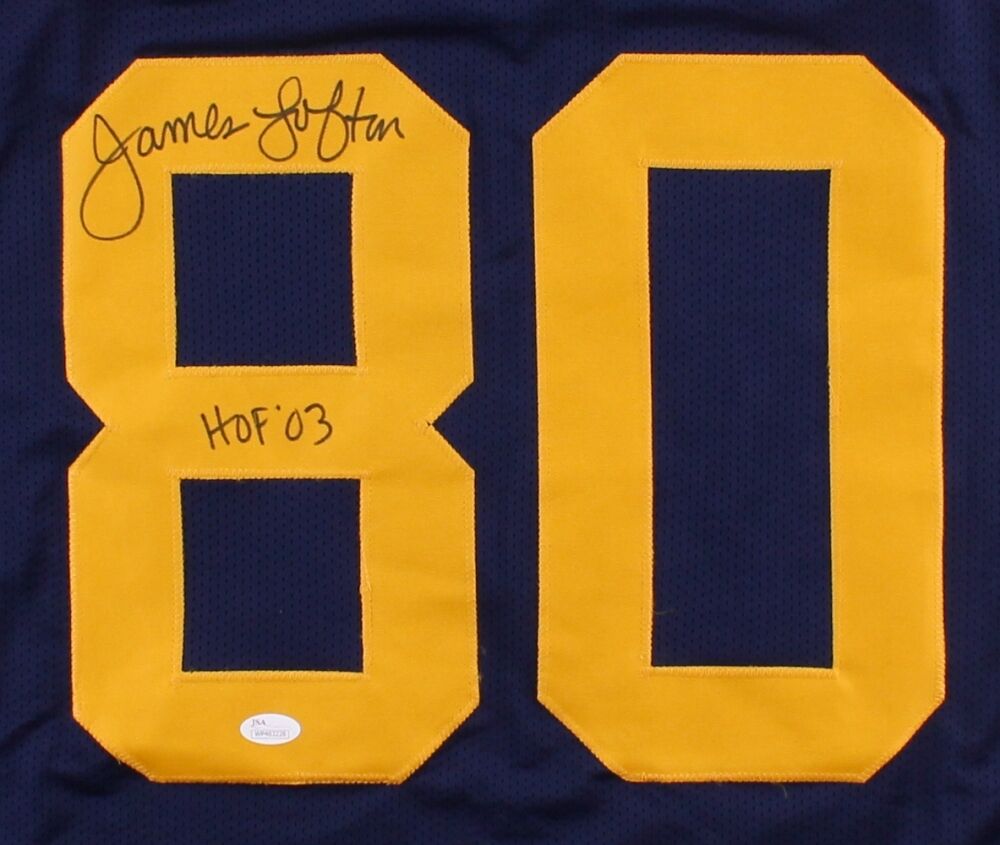 James Lofton Signed Packers Throwback Jersey Inscribed "HOF 03" (JSA) 1978–1986