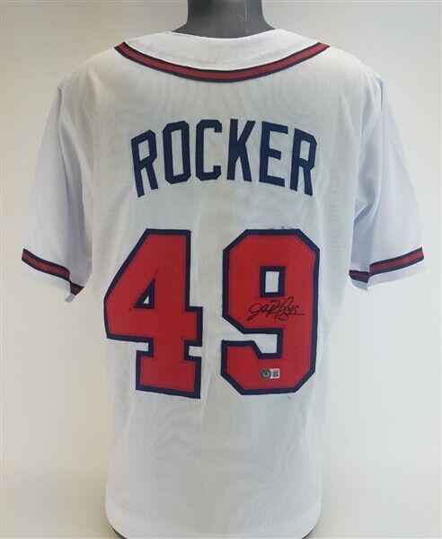 John Rocker Signed Atlanta Brave Jersey (Beckett COA) Mr Controversial statement