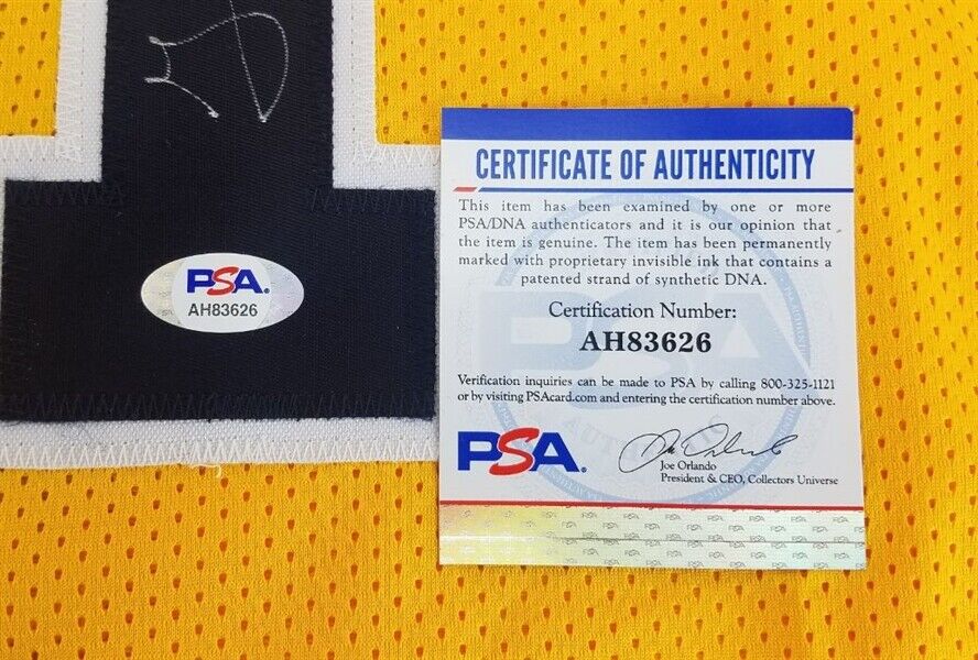 Glen Rice Signed Michigan Wolverines Jersey (PSA/DNA COA) #4 Overall Pick 1989
