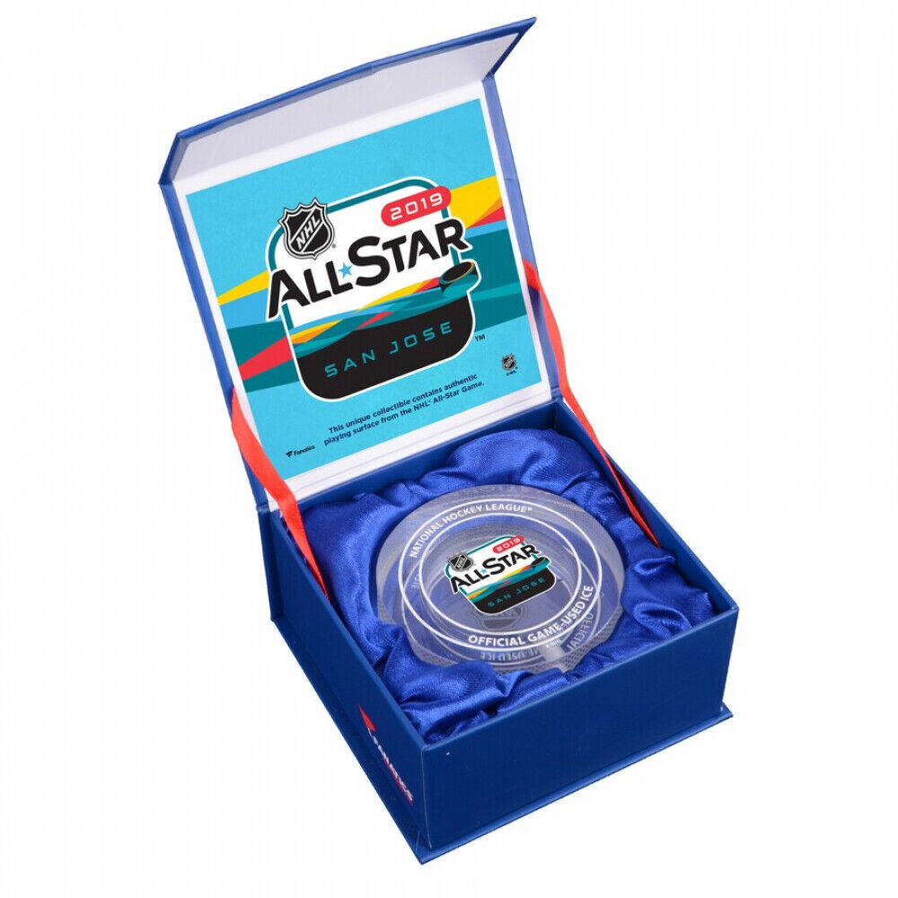 2019 NHL All-Star Game - Crystal Hockey Puck - Filled w/ Ice 2019 All Star Game