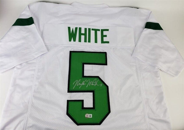 Mike White Signed New York Jets Jersey (Beckett) 2022 N.Y.