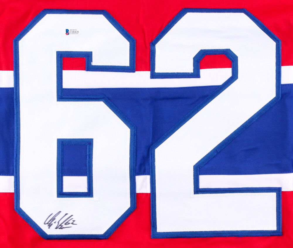 Artturi Lehkonen Signed Montreal Canadiens Jersey (Beckett COA) Left Winger