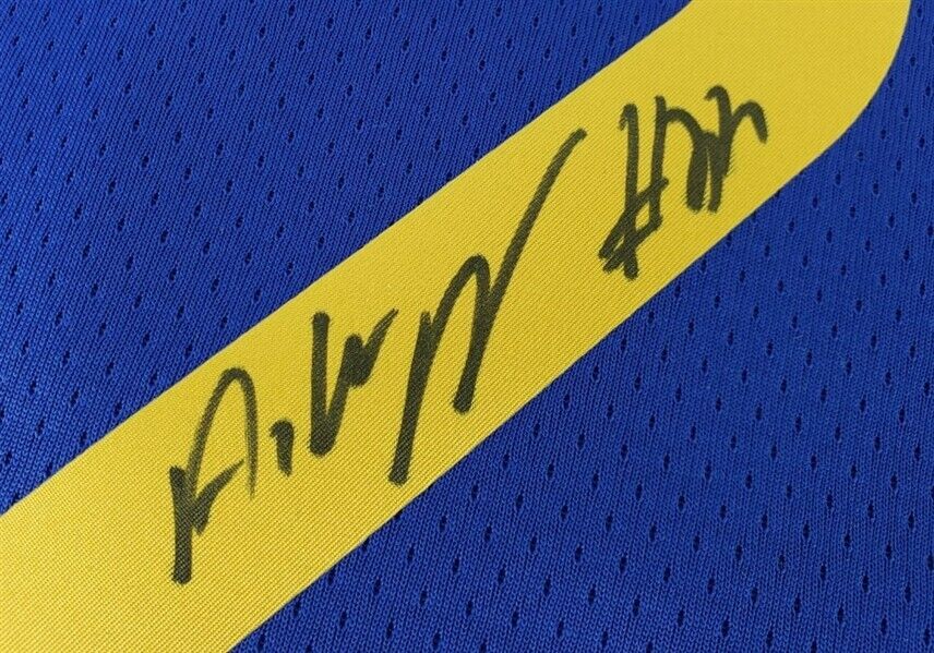 Andrew Wiggins Signed Golden State Warriors Jersey (USA) 2014 #1 Draft Pk