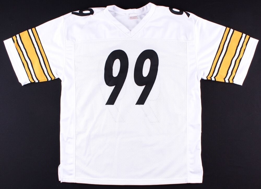 Brett Keisel Signed Pittsburgh Steelers Jersey (JSA COA) 2xSuper Bowl Champion