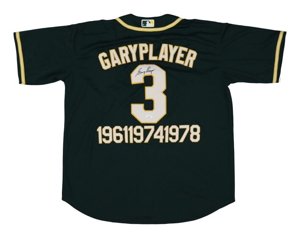 Gary Player Signed Golf Jersey (JSA COA) 3xMasters Champion 1961, 1974, 1978