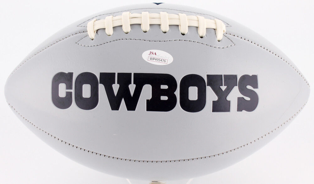 Randy White Signed Cowboys Logo Football Inscribed "HOF 94" (JSA COA)