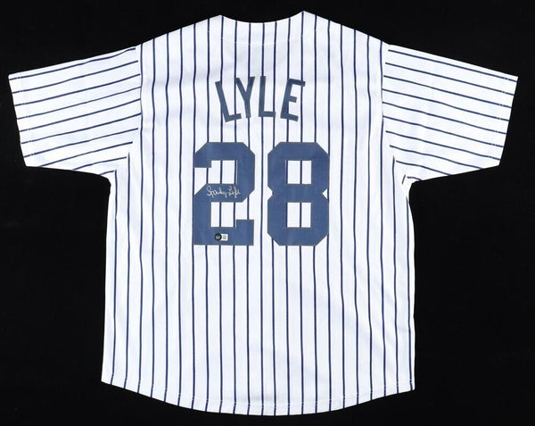 Sparky Lyle Signed New York Yankees Jersey Inscribed