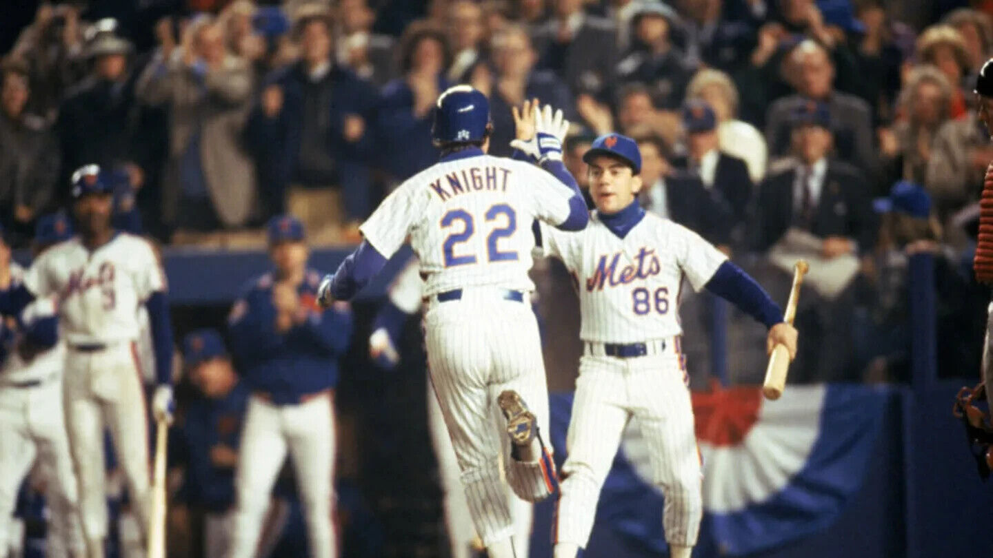 Ray Knight Signed New York Met Jersey (Steiner) 1986 World Series MVP / 3rd Base