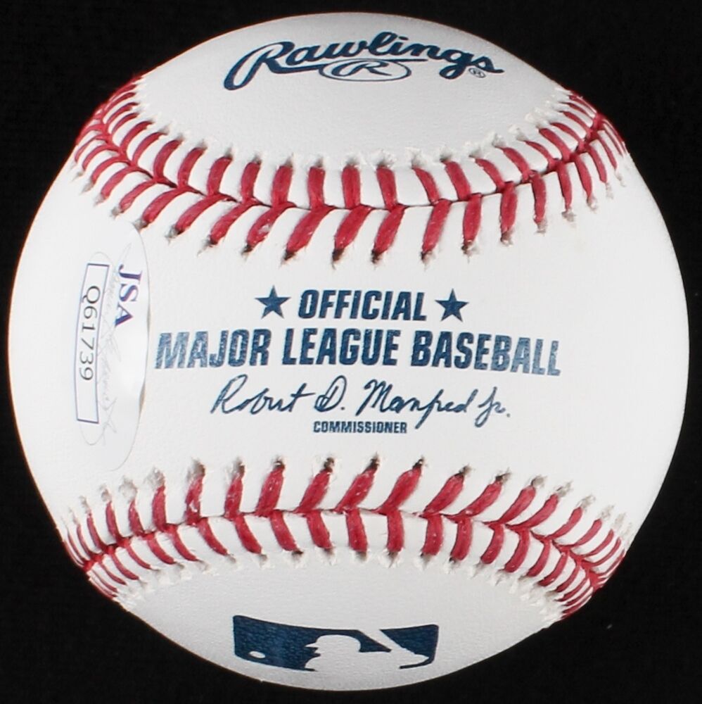 Carlos Correa Astros Signed OML Baseball (JSA COA) AL Rookie of the Year (2015)