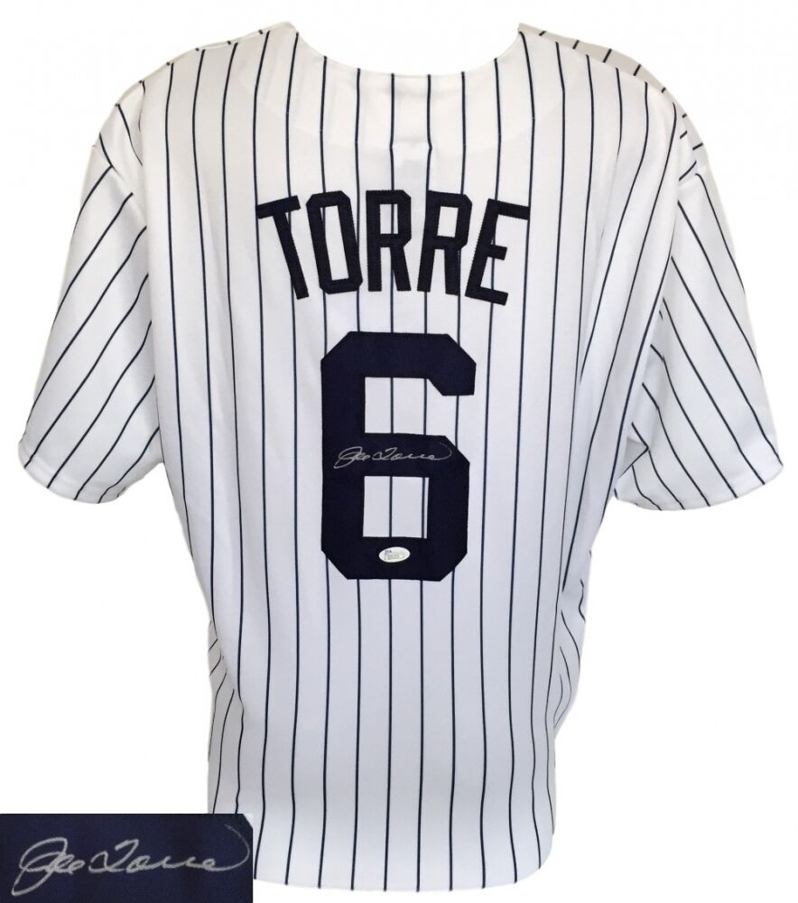 Joe Torre Signed Yankees Majestic Jersey (JSA COA) Hall of Fame New York Manager