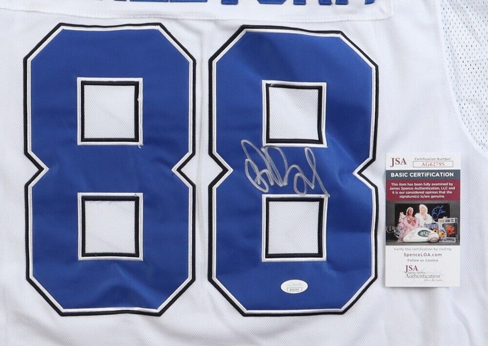Andrei Vasilevskiy Signed Tampa Bay Lightning Jersey w/Stanley Cup Patch JSA COA