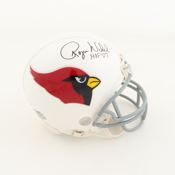 Roger Wehrli Signed St. Louis Cardinals Mini Helmet Inscribed HOF '07  (Schwartz)