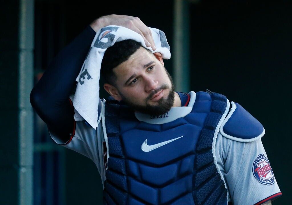 Gary Sanchez Signed Minnesota Twin Throwback Jersey (JSA COA) 2xAll Star Catcher