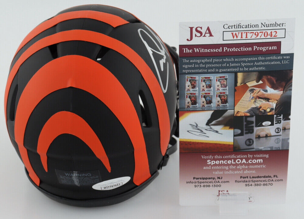 Carson Palmer Signed Cincinnati Bengals Mini-Helmet (JSA COA) 3xPro Bowl Q,B,