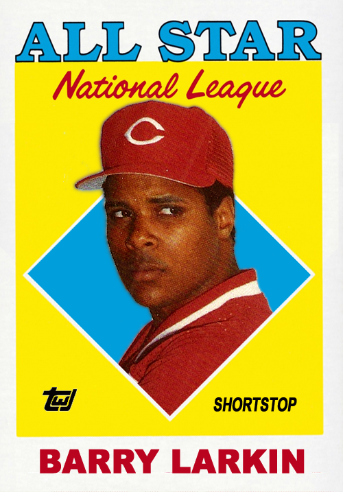 Barry Larkin Signed 1987 Original All-Star Game Ticket /PSA Encapsulated Reds SS