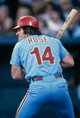 Pete Rose Signed Philadelphia Phillies "Hit King" Jersey (Fiterman Sports Holo)