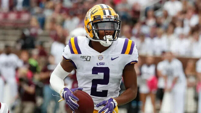 Justin Jefferson Signed LSU Tigers Jersey (JSA COA) Vikings 2020 1st Rnd Pk W.R