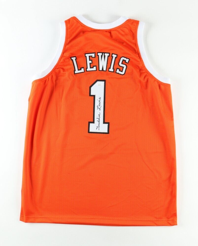 Freddie Lewis Signed ABA Spirits of St Louis Jersey (JSA COA) 3xABA Champ /Guard