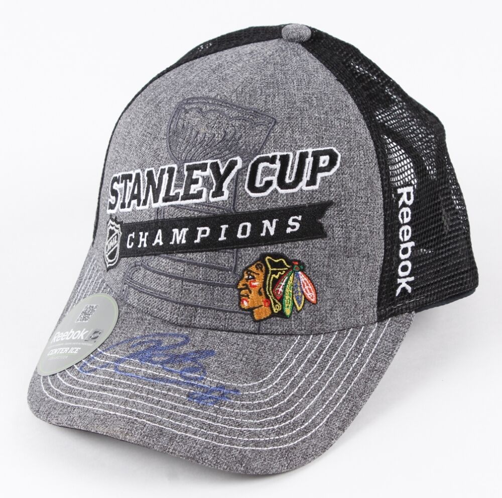 Bobby Hull, Tony Esposito & Dennis Savard Signed Chicago Blackhawks Hat /Beckett