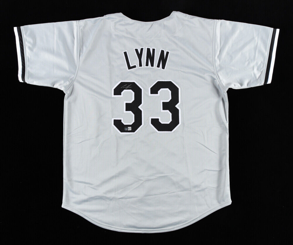 Lance Lynn Signed Chicago White Sox Gray Road Custom Jersey (Beckett Hologram)