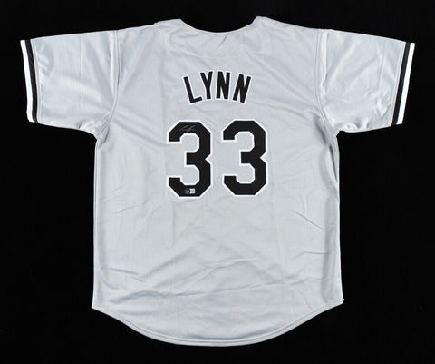 Lance Lynn Signed Chicago White Sox Gray Road Custom Jersey (Beckett Hologram)