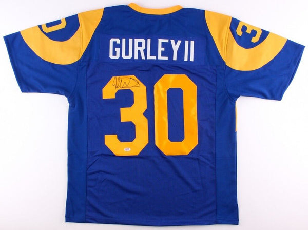 Todd Gurley Signed Los Angeles Rams Jersey (PSA COA) Pro Bowl Running Back
