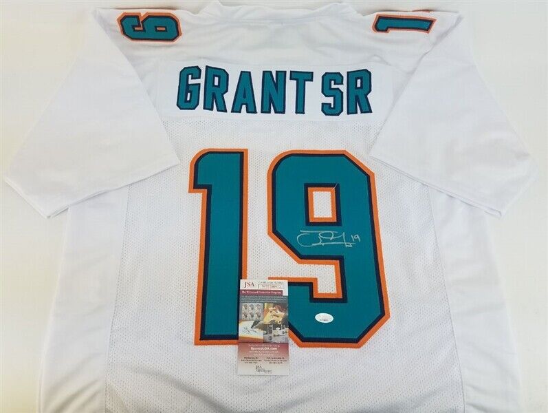 Jakeem Grant Sr Signed Miami Dolphins Jersey (JSA COA) Wide Receiver Texas Tech