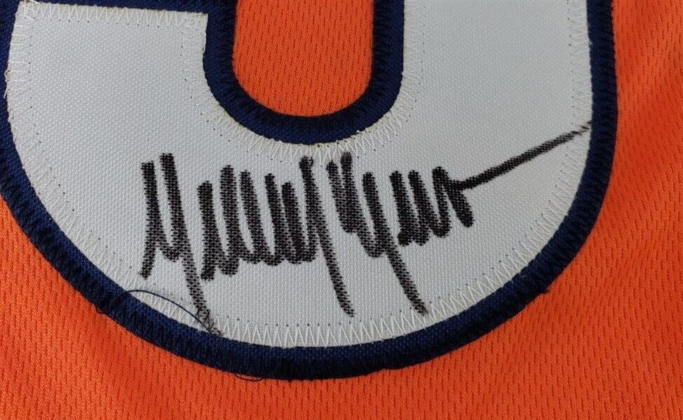 Mike Brown Signed Chicago Bears Jersey (PSA COA) 2000 2nd Round Pick / Nebraska