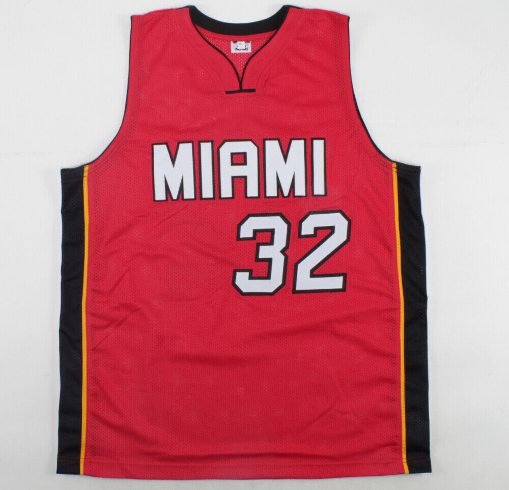 Shaquille O'Neal Signed Miami Heat Jersey (JSA COA) 4×NBA Champ 2000–2002,2006