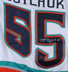 Johnny Boychuk Signed New York Islanders Jersey (Boychuk COA) 2002 61st Draft Pk