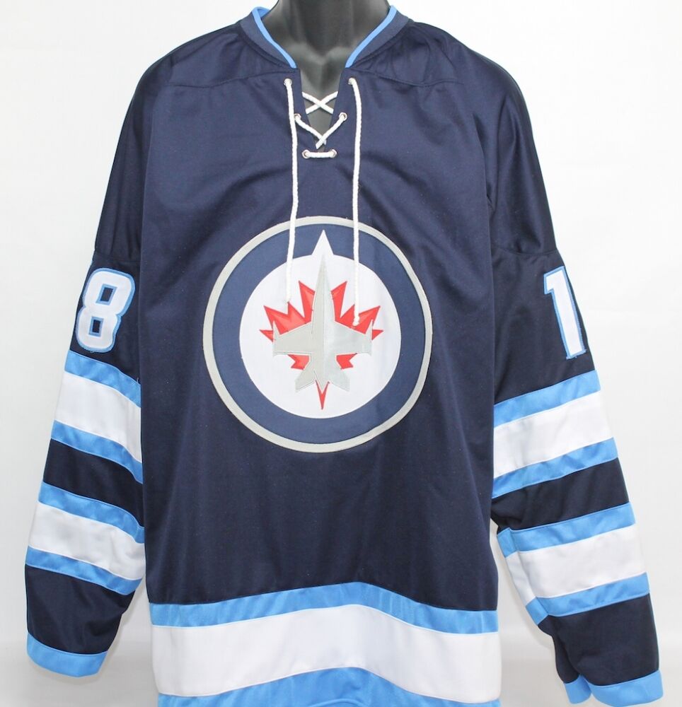 Bryan Little Signed Winnepeg Jets Jersey (Beckett COA) NHL Career 2007–present