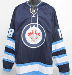 Bryan Little Signed Winnepeg Jets Jersey (Beckett COA) NHL Career 2007–present
