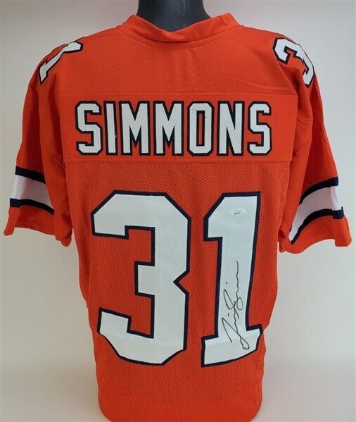 Justin Simmons Signed Denver Broncos Jersey (JSA COA) 2020 Pro Bowl Free Safety
