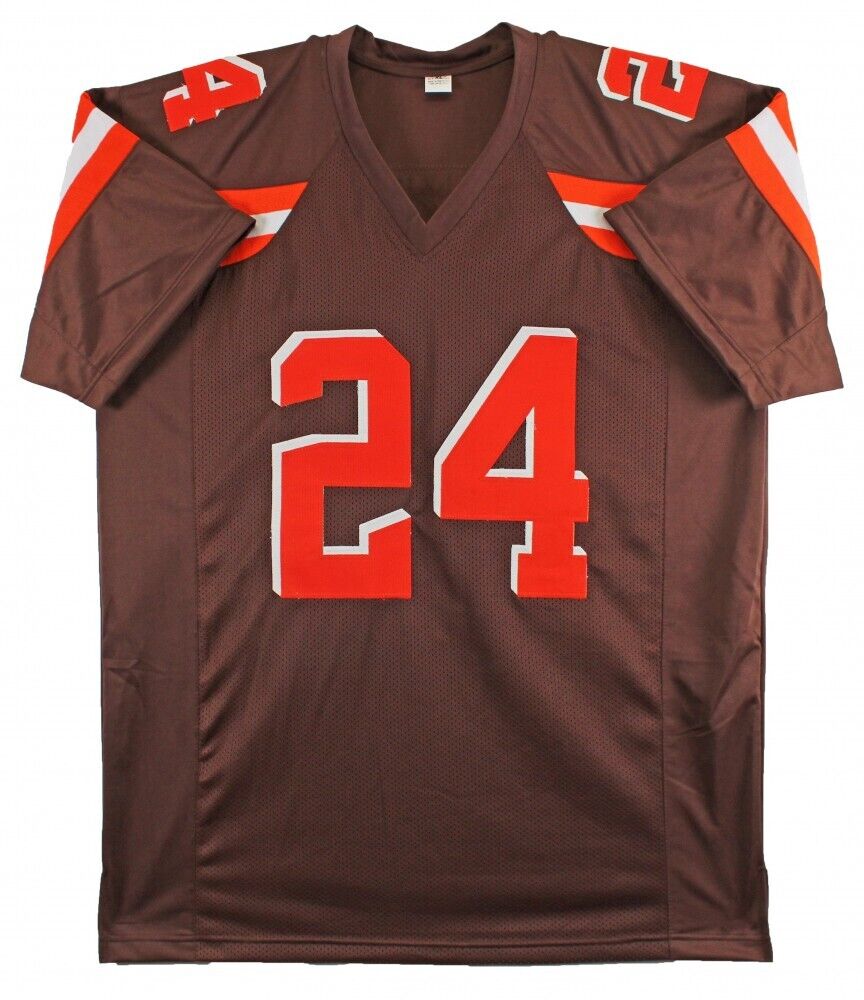 Nick Chubb Signed Browns Jersey (Beckett Holo) Cleveland, 2nd Rd Draft Pick 2018