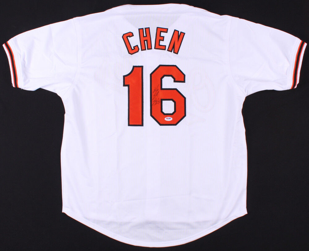 Wei-Yin Chen Signed Baltimore Orioles Jersey (PSA COA) Current Miami Marlins S.P