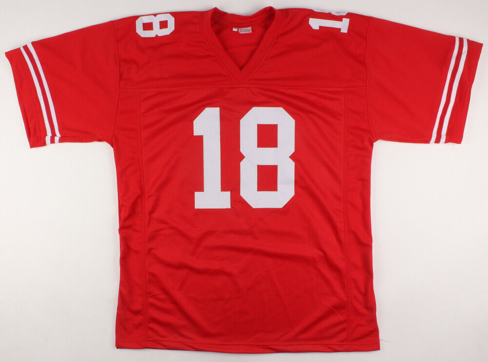 Dante Pettis Signed San Francisco 49ers Red Jersey (Beckett COA) 2nd Year WR