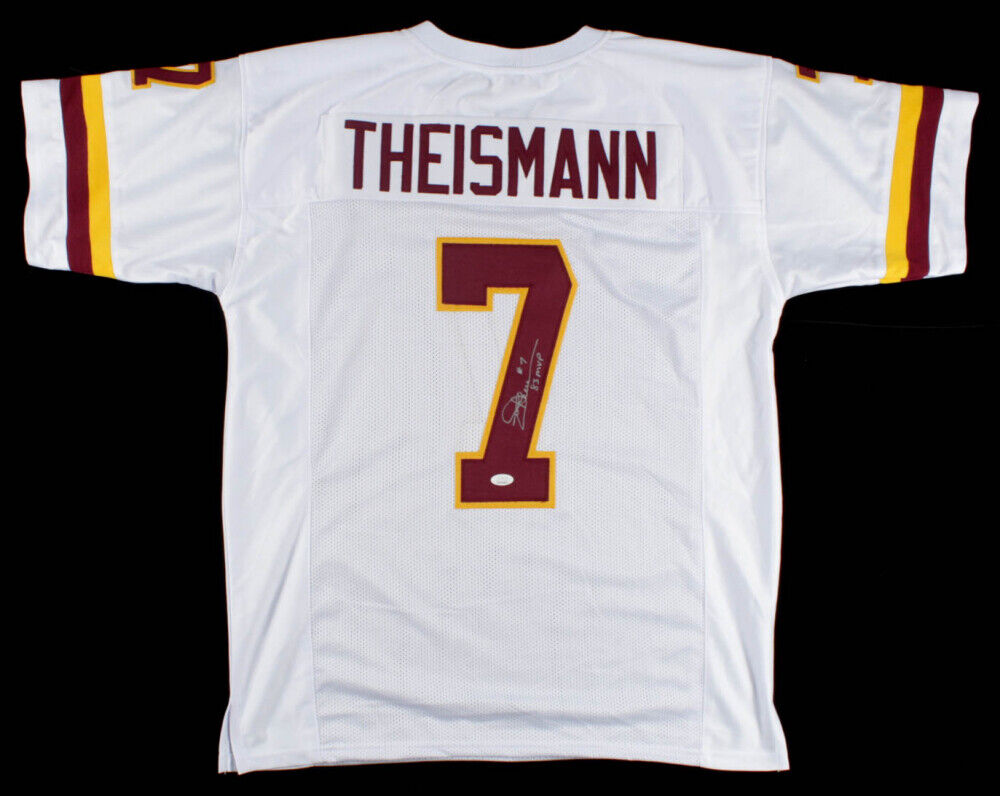 Joe Theismann Signed Washington Redskins Jersey Inscribed "83 MVP" (JSA COA)