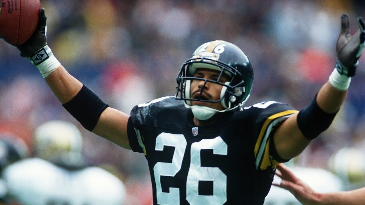 Rod Woodson Signed Pittsburgh Steelers Jersey (Schwartz COA) HOF Defensive Back