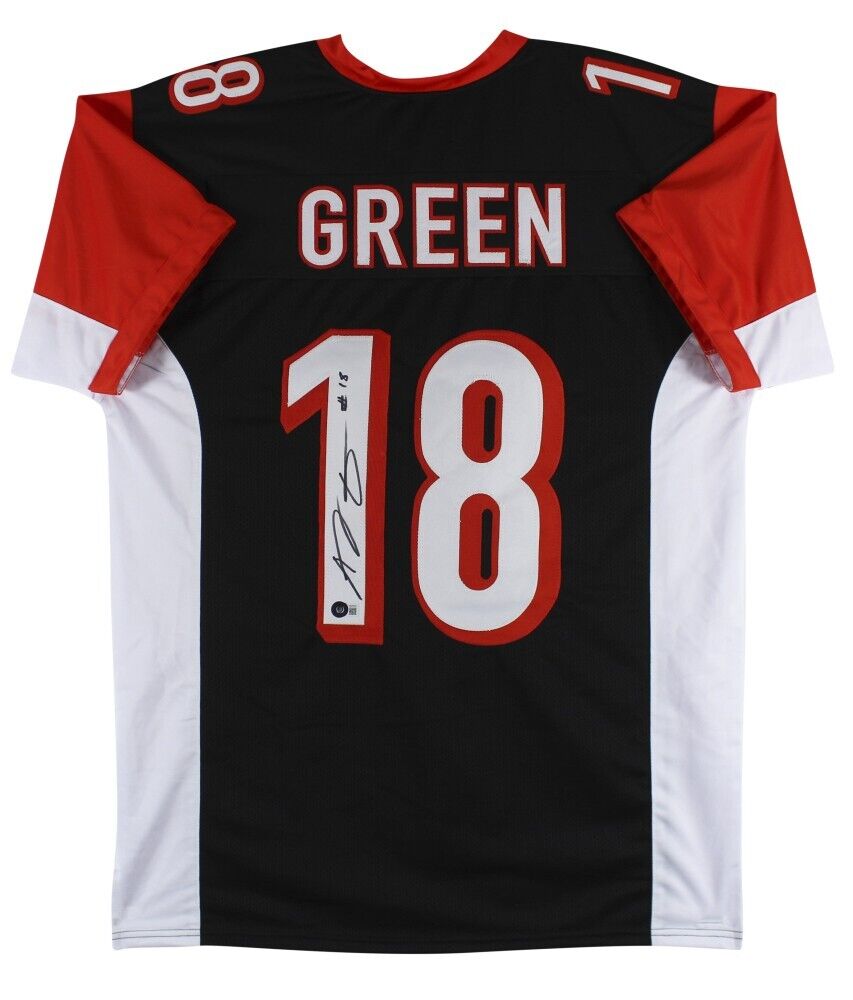A J Green Signed Cincinnati Bengals Jersey (Beckett) 7xPro Bowl Wide Receiver