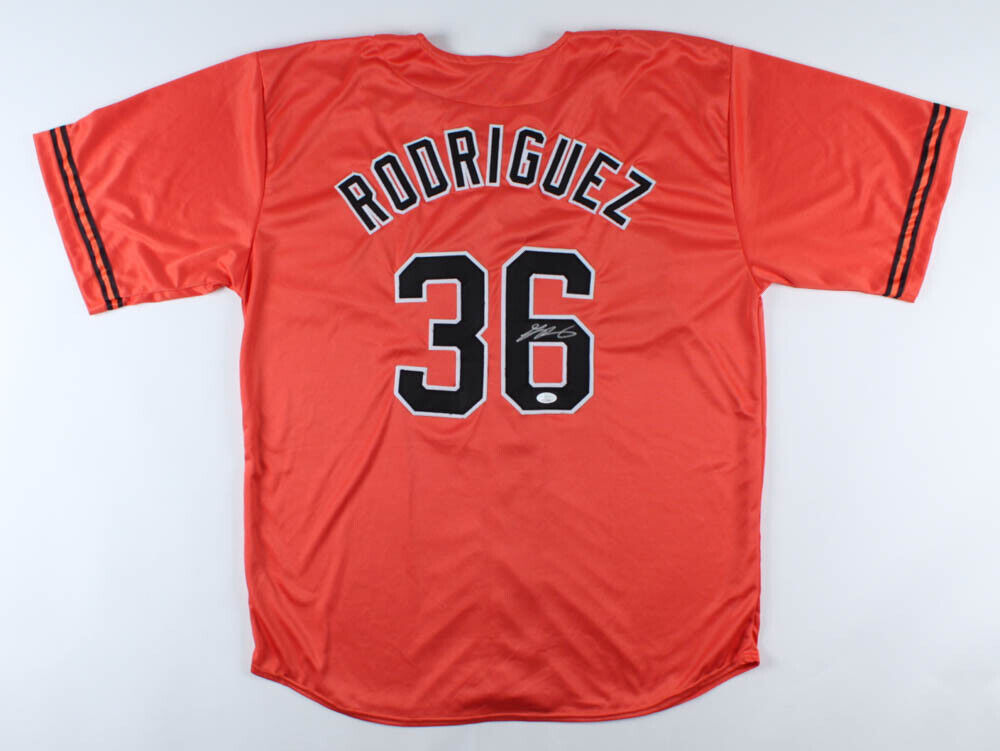 Grayson Rodriguez Signed Orioles Jersey (JSA COA) Baltimore #1 Pick 2018 Draft