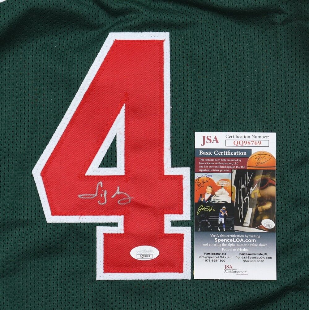 Sidney Moncrief Signed Milwaukee Bucks Jersey (JSA COA)5xAll Star Shooting guard
