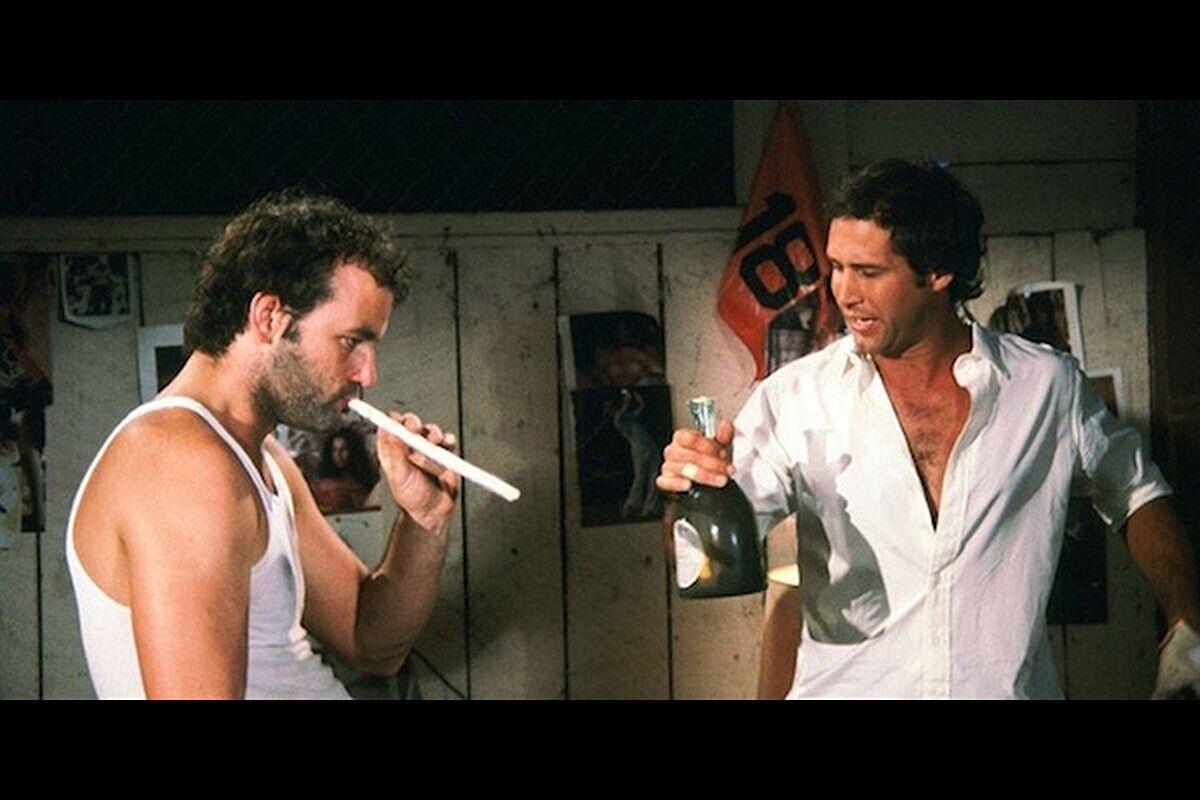 Chevy Chase Signed Bushwood Country Club Caddyshack 33"x55" Full Size Flag (JSA)