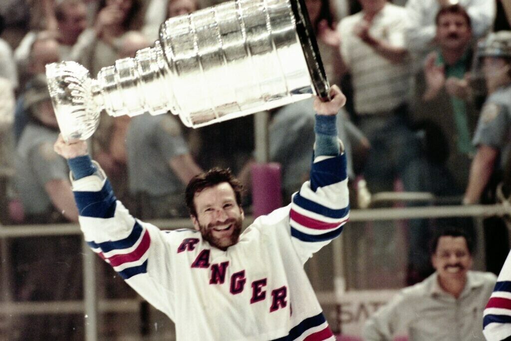 Glenn Anderson Signed New York Rangers Jersey Insc "94 Cup" (JSA COA) 6xChampion