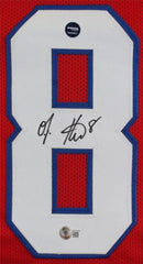 O J Howard Signed Buffalo Bill Jersey (Beckett) Super Bowl LV Champion Tight End