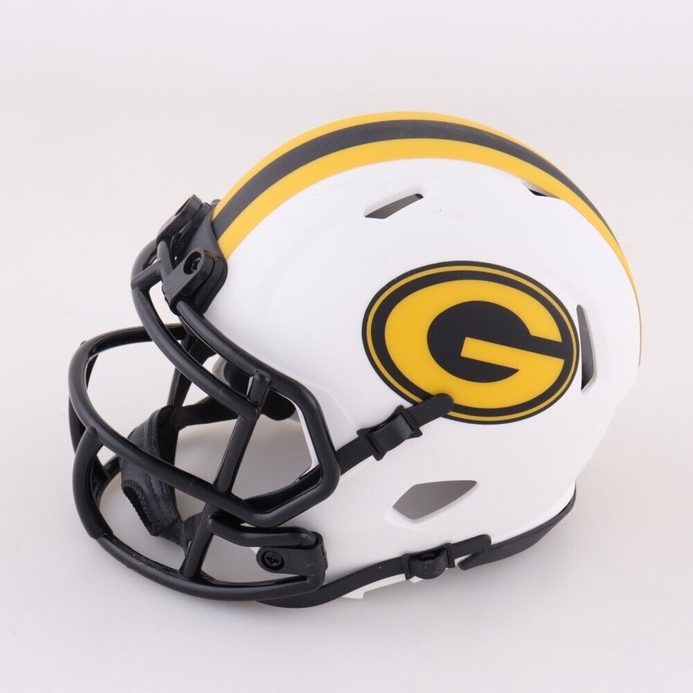 Christian Watson Signed Packer Eclipse Speed Mini Helmet (Beckett) Wide Receiver