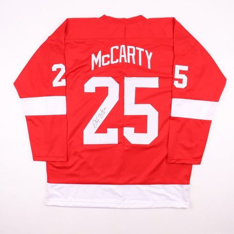 Darren McCarty Signed Detroit Red Wings Jersey (JSA COA) 4xStanley Cup Champion